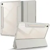 Spigen Ultra Hybrid Pro Bookcase voor de Samsung Galaxy Tab S9 11.0 inch - Grijs
