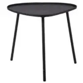 Leitmotiv Bijzettafel Boaz Large Iron Textured Black
