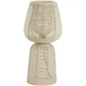 Light & Living Tafellamp Aboso wit Ø 24cm