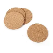 Gerimport 16x Kurken onderzetters 10 x 10 cm rond - Glazenonderzetters