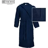 The One Towelling Badjas Navy Capuchon - XXL/3XL