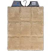 Wicotex bidetmat ruit taupe 50x60cm |