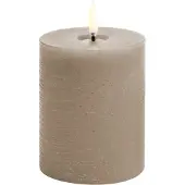Uyuni led-kaars Melted 7,8 x 10cm sandstone