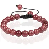 Memphis No.3 Dames Armband - 8mm Red