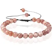 Memphis No.2 Natuursteen Armband Dames - 6mm Sunstone
