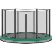 Akrobat Trampoline ORBIT INGROUND 244 (8ft) Green,inclusief veiligheidsnet