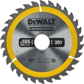 DeWalt CONSTRUCTION CIRKELZAAGBLAD 165X30MM 30T DT1937-QZ