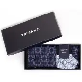 Tresanti | BARD | Giftset met sjaal en sokken | Navy