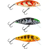 Salmo Perch Floating Holo Dark Green Head 8 cm 12 g Wobbler