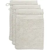 Beddinghouse Sheer set van 3 Washandjes - 16x22 cm - Zand