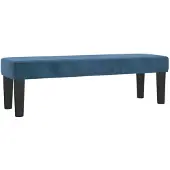Super Merchant | Bank | Donkerblauw 100 x 30 x 30 cm Fluweel