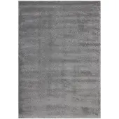 Muratap Velvet soft laagpolig effen vloerkleed fluweel zilver grijs- 200x290 cm