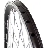 Roland voorwiel 26 x 1.75 vast alu v-profil zwart zink spk