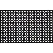 Benson 2x Deurmatten/buitenmatten rubber 50 x 80 cm - Deurmatten