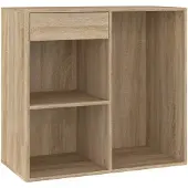 vidaXL Cosmeticakast 80x40x75 cm bewerkt hout sonoma eikenkleurig