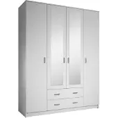 Meubella Kledingkast wit 160x52x204 Garderobekast