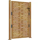 vidaXL Poort vierkant 100x150 cm cortenstaal