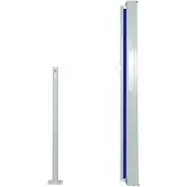 vidaXL Windscherm uittrekbaar 120x300 cm blauw
