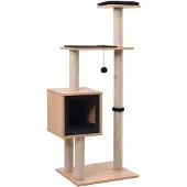 vidaXL Kattenkrabpaal met sisal krabmat 123 cm