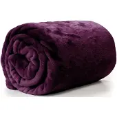 Unique living enzo plaid 130x180cm dark purple