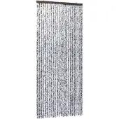 vidaXL Vliegengordijn 100x220 cm chenille bruin en beige