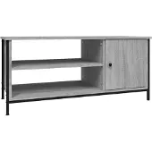 vidaXL Tv-meubel 100x40x45 cm bewerkt hout grijs sonoma eikenkleurig