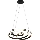 TRIO Hanglamp Nuria 60cm zwart