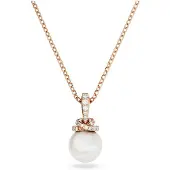 Swarovski Charms - Originally pendant, Rose gold-tone plated in white