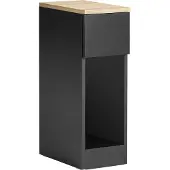 SoBuy - Nachtkastje Bijzettafel Lamptafel - 20x35x60 cm - Zwart