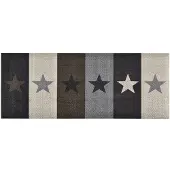 vidaXL Keukenmat wasbaar Stars 60x180 cm