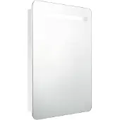 vidaXL Badkamerkast met spiegel en LED 60x11x80 cm glanzend wit