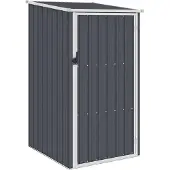 vidaXL Tuinschuur 87x98x159 cm gegalvaniseerd staal antraciet