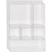 HEMA Lade organizer 30x22.5x5.5 6-delig (Transparant)
