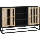 vidaXL Dressoir, zwart, 105x30x65 cm, houtvezel