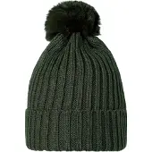 Yehwang Flurry Pompon Groen - Muts