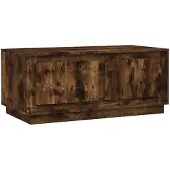 vidaXL Salontafel, gerookt eikenhout, 102x50x44 cm, houtvezel