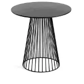 Serax Bistrot Tafel Garbo Black Metal Sculptures 50 Round
