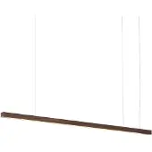 Tunto LED28 - 100cm Hanglamp Walnut | 3000 K (neutral white) | Dali|Push (Standard)