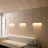 Tunto LED40 130cm wand/plafondlamp Indirect licht Oak | Casambi (Bluetooth) | 2700K