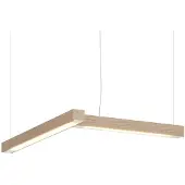 Tunto LED40 Modular Shape L Hanglamp Oak | Casambi (Bluetooth) | 3000K