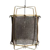 Ay Illuminate Hanglamp Z2 bamboe blond zwart cashmere ø67x100cm