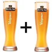Hertog Jan Weizener Bierglazen – Set van 2 – 30 cl – Originele Bierglazen