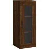 vidaXL - Hangkast - 34,5x34x90 - cm - bruin - eikenkleur