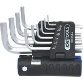 Ks Tools 9202050 Inbus Haakse schroevendraaierset 1/16 inch, 5/64 inch, 3/32 inch, 1/8 inch, 5/32 inch, 3/16 inch, 7/32 inch, 1/4 inch, 5/16 inch, 3/8 inch