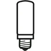Flos LED T28 opalen lichtbron E27 2700K 900lm 8W