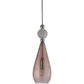 Ebb & Flow Smykke Hanglamp Shiny Silver | Obsidian | Crystal Check E14 IP20
