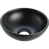 Mueller Barco waskom keramiek 28x26x10cm mat zwart