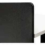 Ivol Tussenwand duo bureau 160x80 cm - Zwart