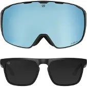 MowMow ICON Skibril + Extra Lens + Zonnebril – Magnetisch – Bio-Frame - R-Strap - UV400 - Unisex