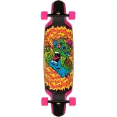 Santa Cruz Toxic Hand 9.50 X 37.52 Drop Down Cruiser Skateboard